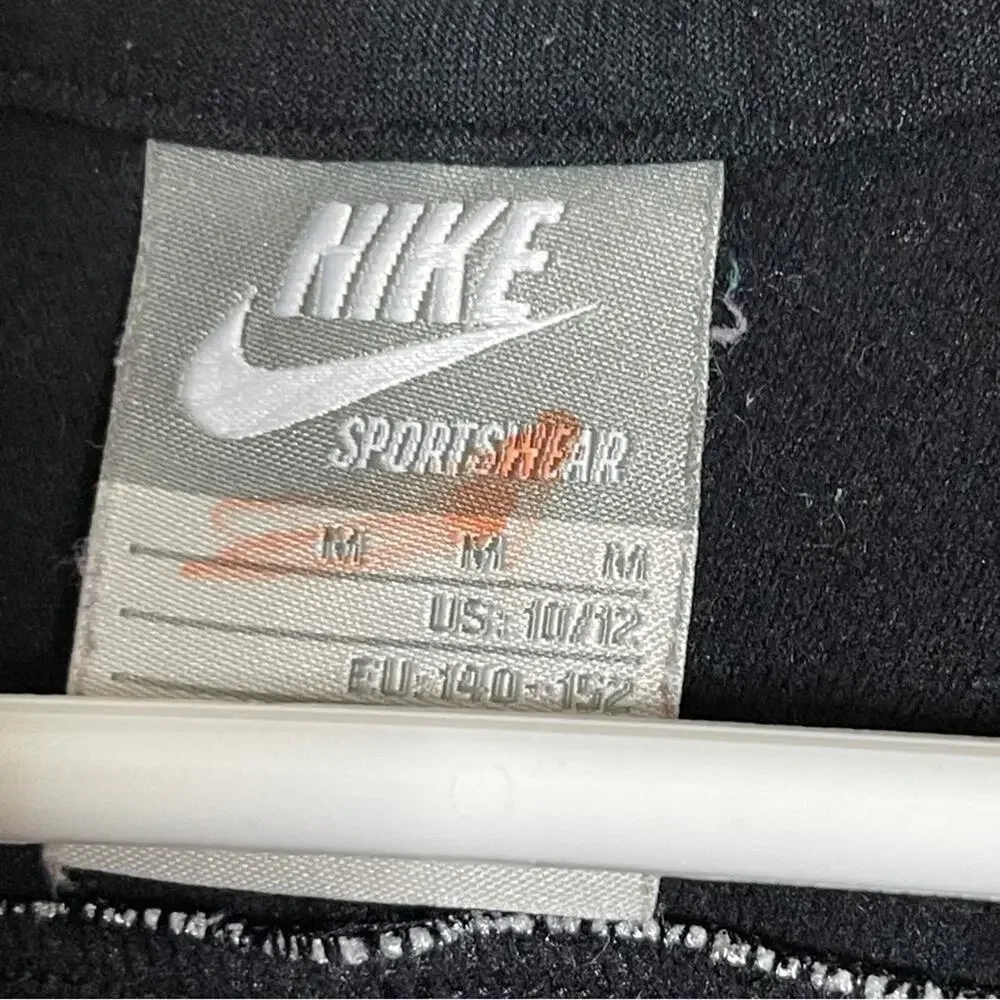 Nike Warm Up Track Jacket Black White Size M 10/12